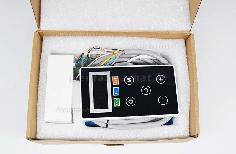 Moteur électrique sans balais intégré avec fibre optique LED pour fauteuil dentaire